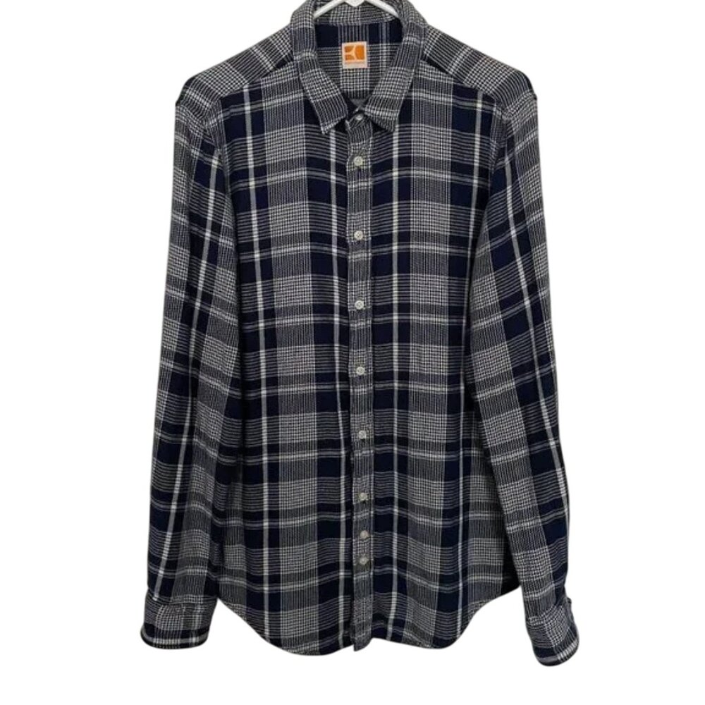 Hugo Boss Orange Men's Plaid Shirt - L